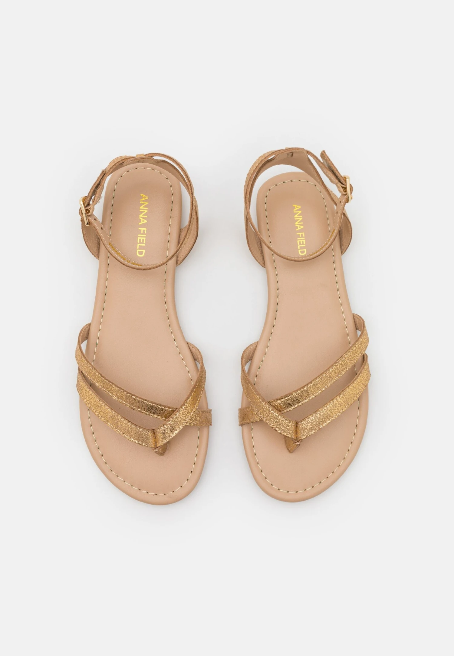 Anna Field Leather - Teensandalen - Gold 6 Anna Field Leather - Teensandalen - Gold - Afbeelding 6