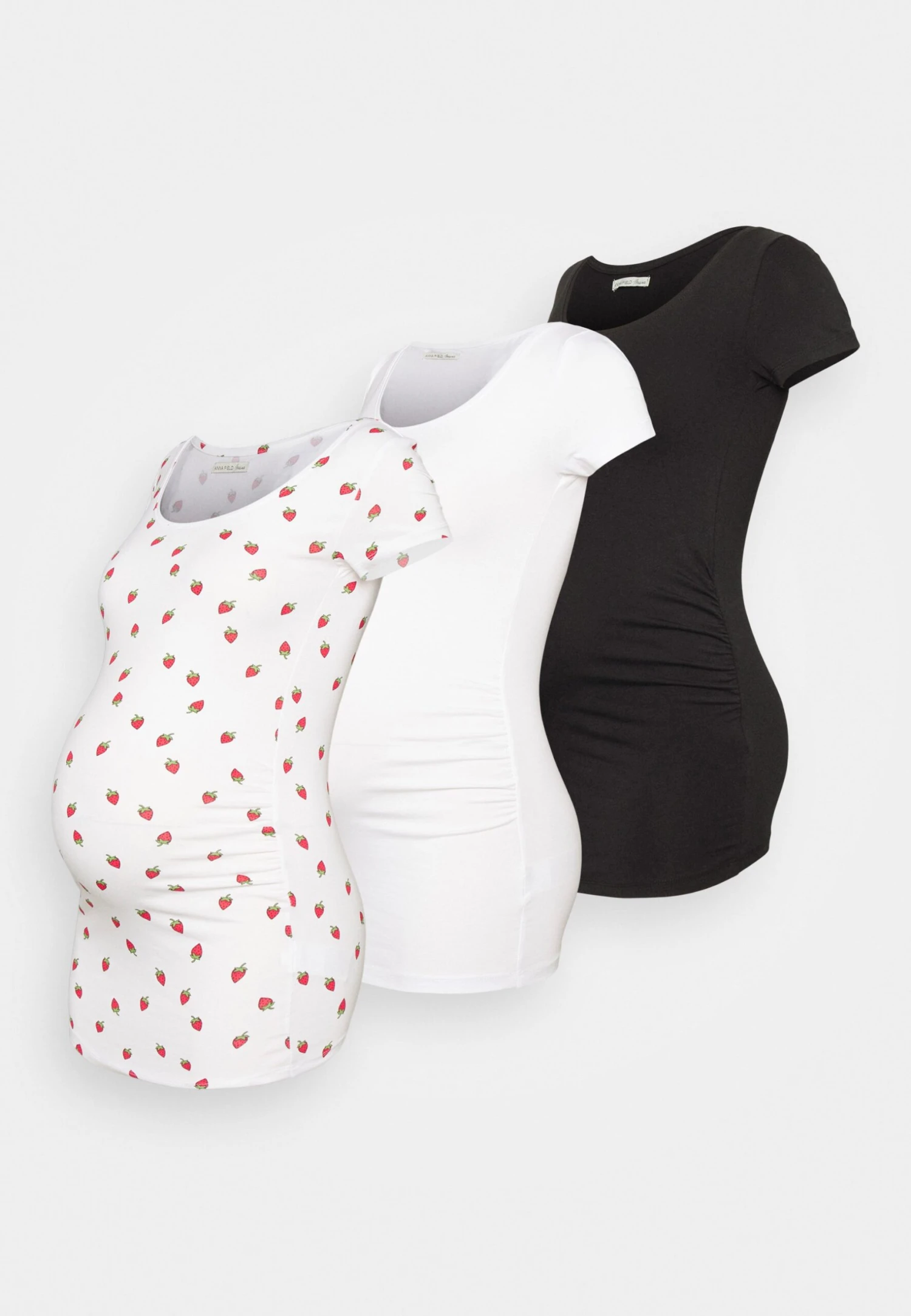 3Pack - T-Shirt Print - White/Black 1 3Pack - T-Shirt Print - White/Black