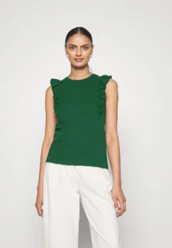 Anna Field T-Shirt Basic - Dark Green