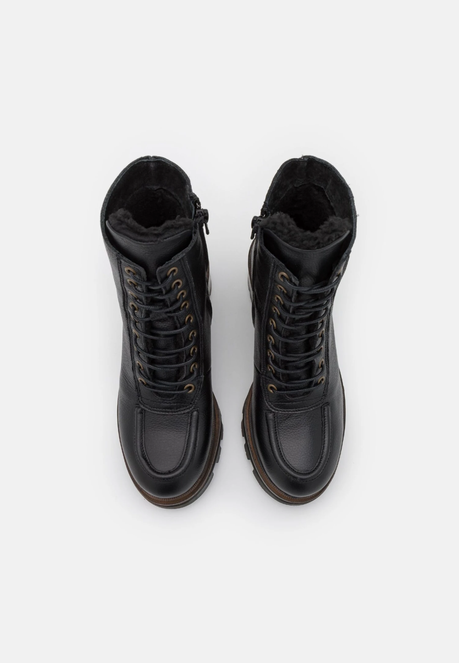 Anna Field Leather Winter Bootie - Snowboots- Black 6 Anna Field Leather Winter Bootie - Snowboots- Black - Afbeelding 6