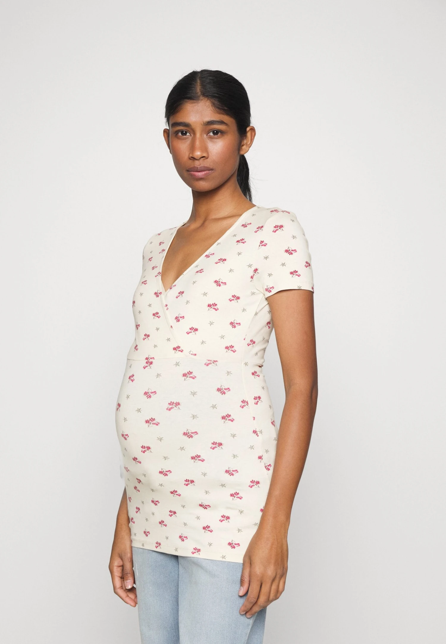 2 Pack - T-Shirt Basic - Pink/Off-White/Multi-Coloured 4 2 Pack - T-Shirt Basic - Pink/Off-White/Multi-Coloured - Afbeelding 4