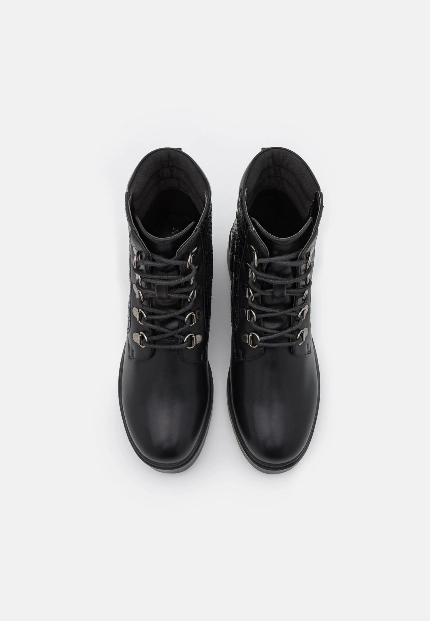 Anna Field Enkellaarsjes Met Sleehak - Black 6 Anna Field Enkellaarsjes Met Sleehak - Black - Afbeelding 6