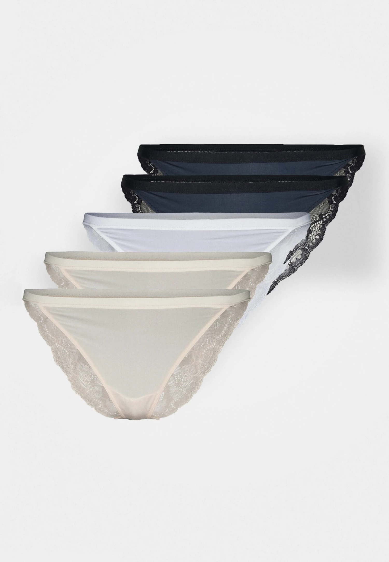 Anna Field 5 Pack - Slip - White/Dark Blue/Nude 5 Anna Field 5 Pack - Slip - White/Dark Blue/Nude - Afbeelding 5