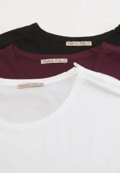 Anna Field 3 Pack - T-Shirt Basic - Dark Red/White/Black 20 Anna Field 3 Pack - T-Shirt Basic - Dark Red/White/Black -Anna Field 7189f3de660c4816a95b01514f0e4eb6 scaled
