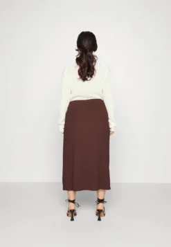 Curvy Textured Sarong Midi Skirt - Wikkelrok - Brown -Anna Field 7981b9a875064054b0948e6688d4bf58 scaled