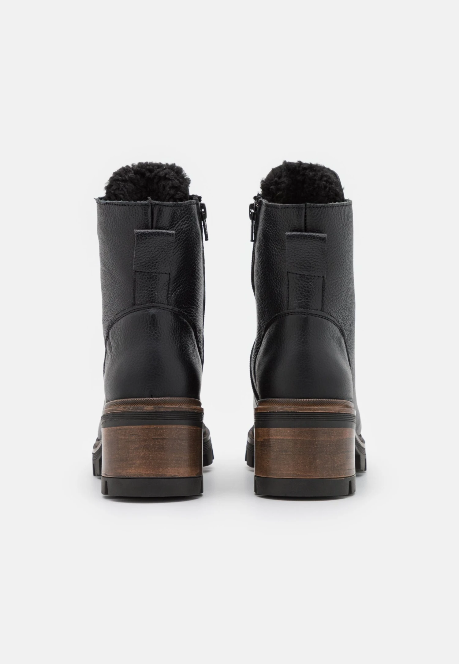 Anna Field Leather Winter Bootie - Snowboots- Black 4 Anna Field Leather Winter Bootie - Snowboots- Black - Afbeelding 4