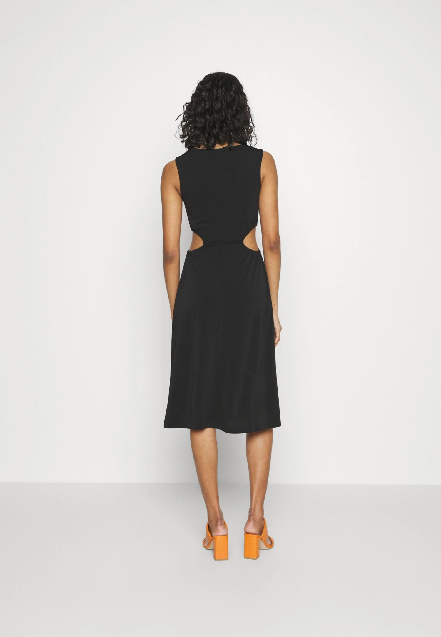 Anna Field Sleeveless Midi Dress - Jurk - Black 4 Anna Field Sleeveless Midi Dress - Jurk - Black - Afbeelding 4