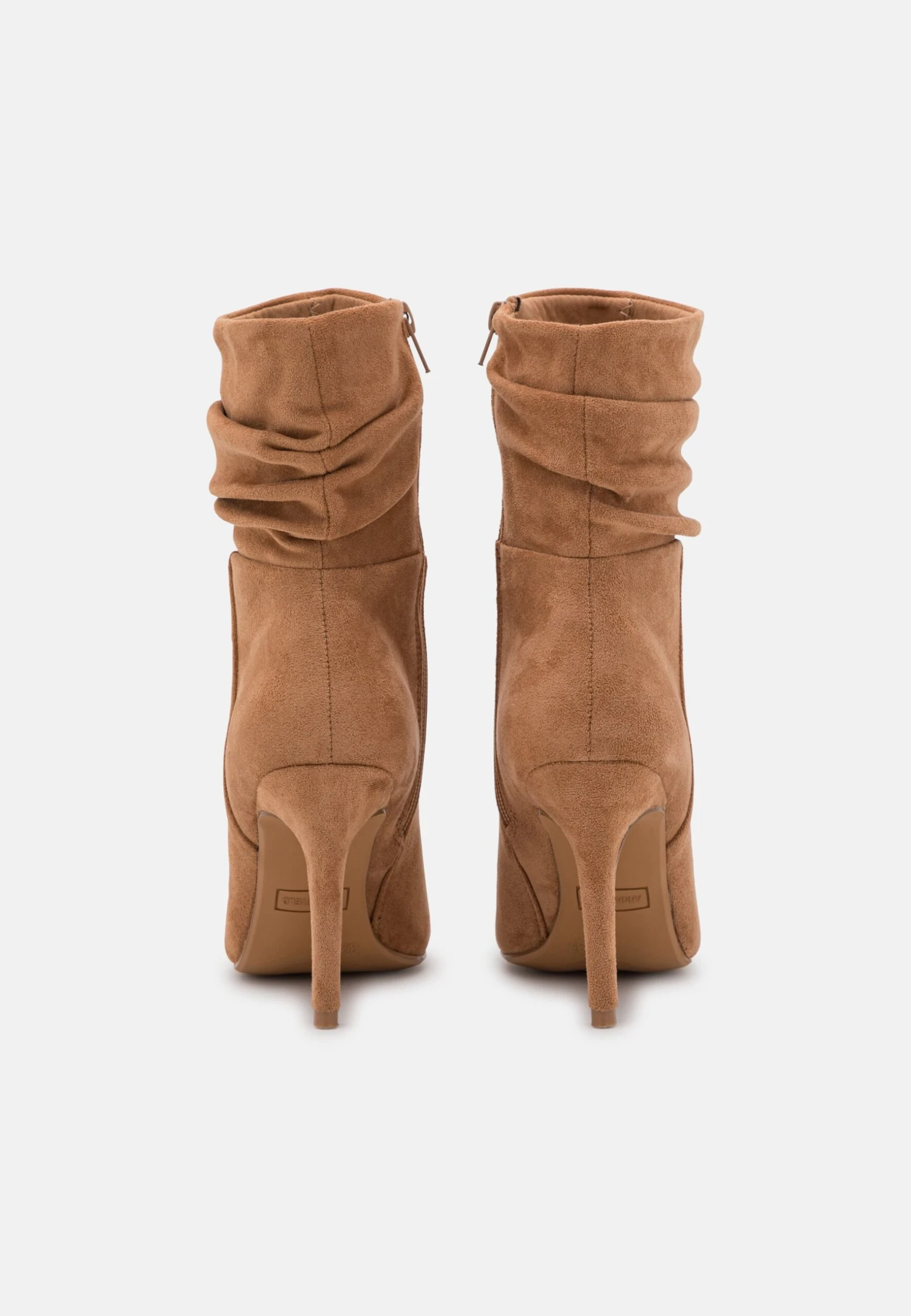 Anna Field Enkellaarsjes Met Hoge Hak - Cognac 4 Anna Field Enkellaarsjes Met Hoge Hak - Cognac - Afbeelding 4