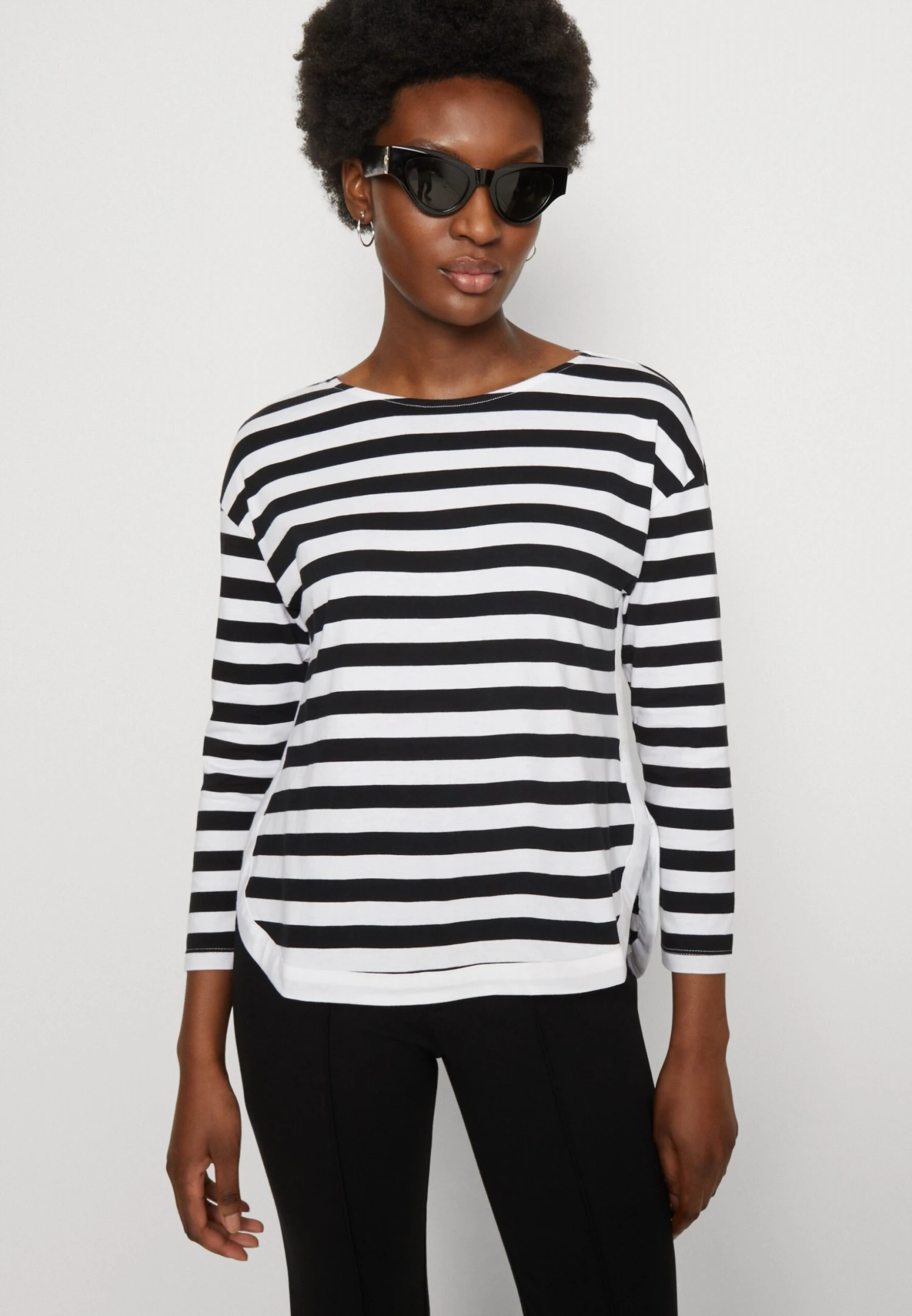 Anna Field Longsleeve - White/Black 4 Anna Field Longsleeve - White/Black - Afbeelding 4