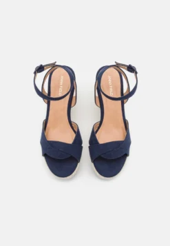 Anna Field Sandalen Met Sleehak - Dark Blue -Anna Field c43f8d20b6c34f169f7eda00901a6c31 scaled