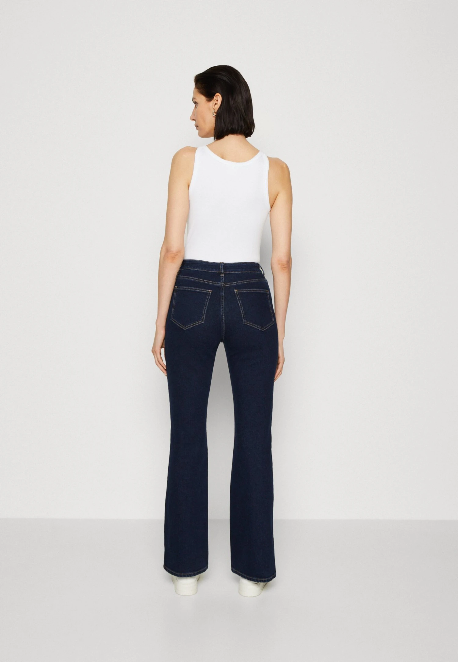 Anna Field Flared Jeans - Dark Blue 3 Anna Field Flared Jeans - Dark Blue - Afbeelding 3