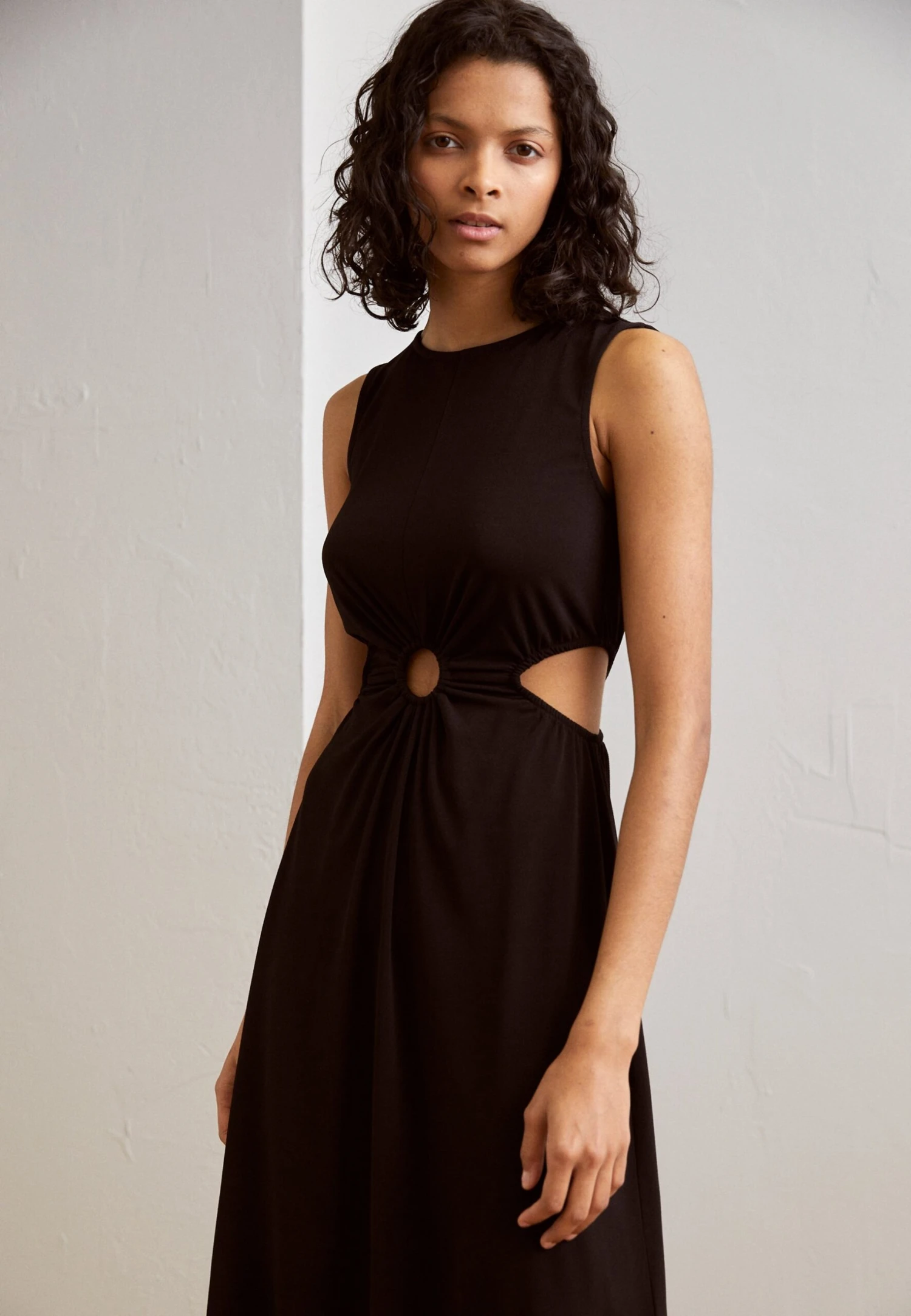 Anna Field Sleeveless Midi Dress - Jurk - Black 3 Anna Field Sleeveless Midi Dress - Jurk - Black - Afbeelding 3