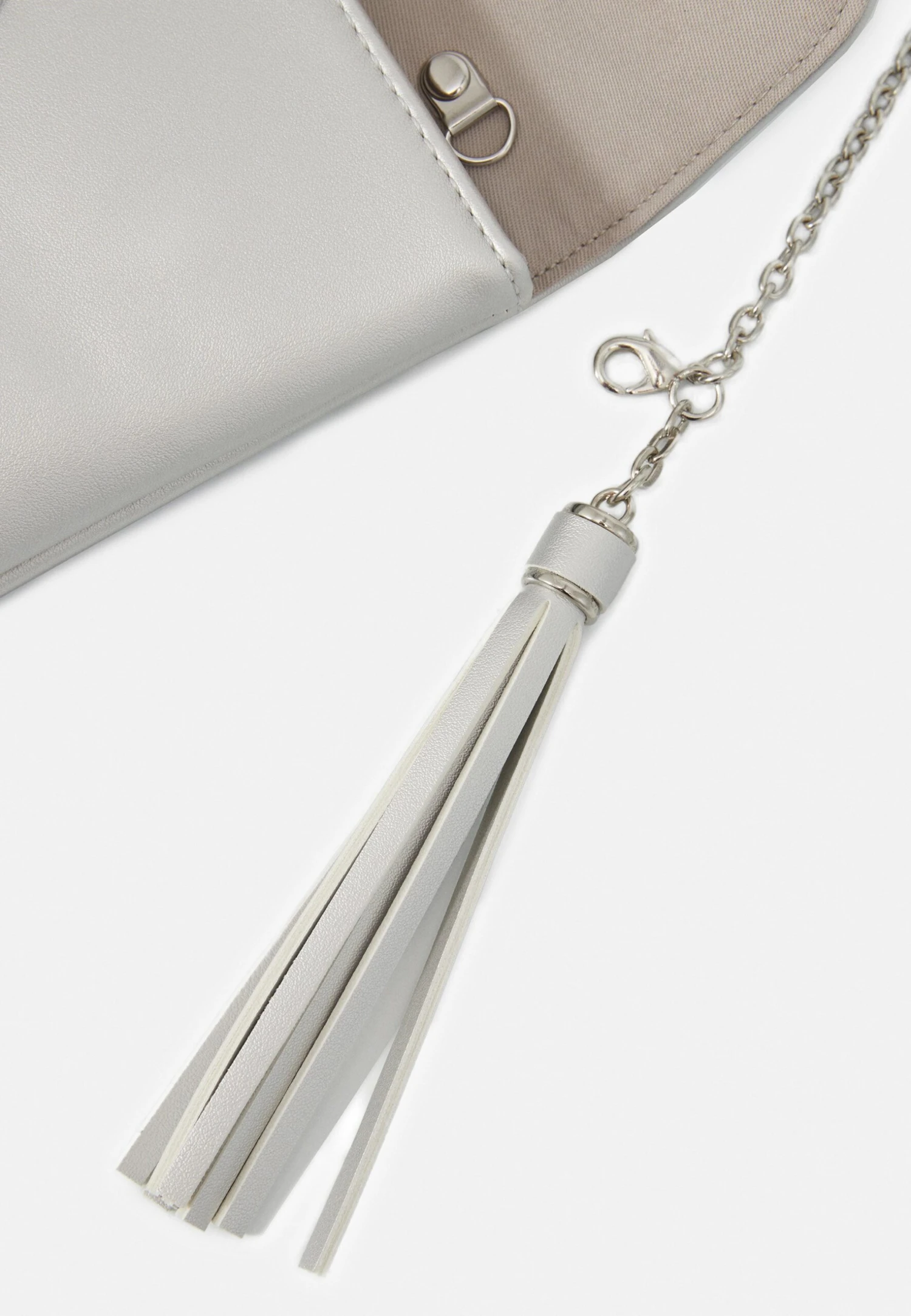 Anna Field Clutch - 971 - Silver-Coloured 4 Anna Field Clutch - 971 - Silver-Coloured - Afbeelding 4